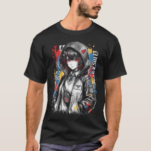 Ellen Joe ZZZ Haifischschwanz Schere Dienstmädchen T-Shirt
