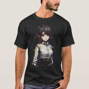 Ellen Joe ZZZ Scharfe Scheren Eis-Burst-Porträt T-Shirt
