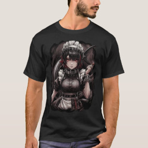 Ellen Joe ZZZ Schwarze Haare Rote Highlights Haifi T-Shirt