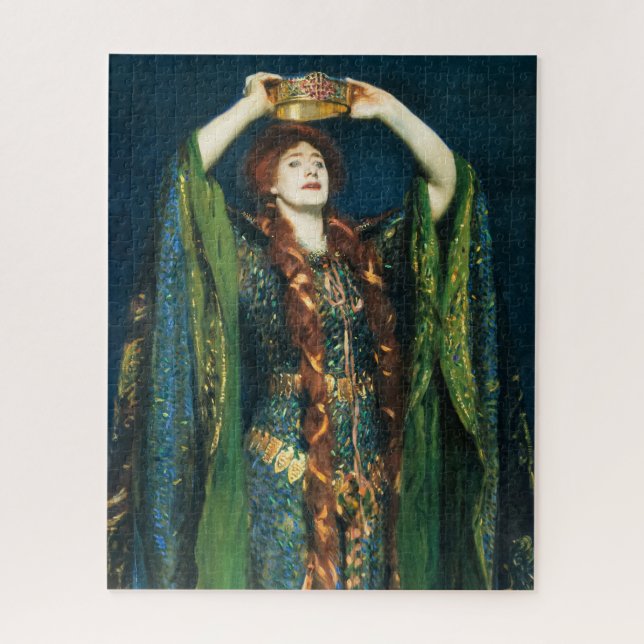 Ellen Terry as Lady Macbeth von John Singer Sargen Puzzle (Vertikal)