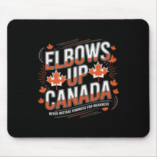 Ellenbogen hoch Kanada Verwechseln Freundlichkeit  Mousepad