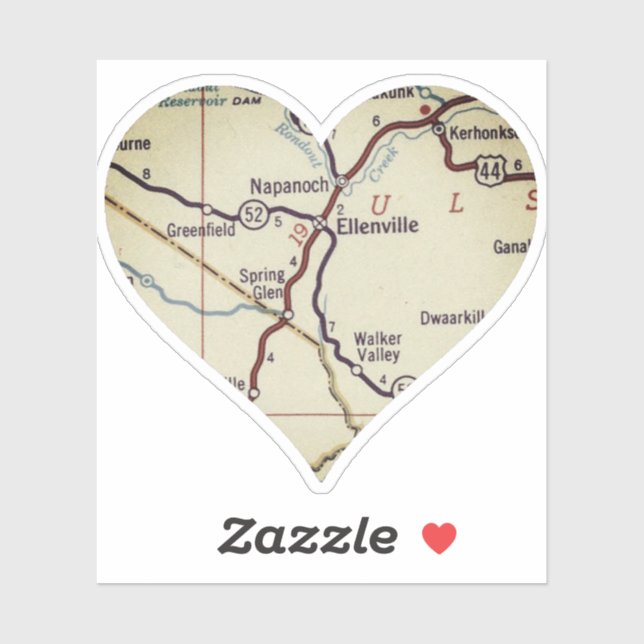 Ellenville New York Aufkleber (Blatt)