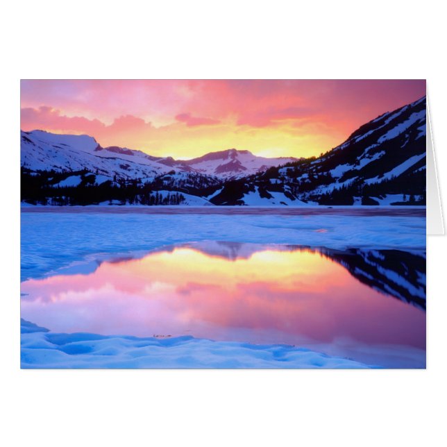 Ellery Lake bei Sunset (Vorderseite (Horizontal))