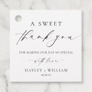 Ellesmere A Sweet Danke Geschenkanhänger