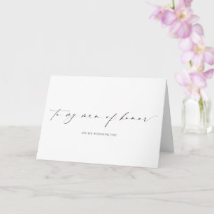 Ellesmere an meinen Trauzeugen Hochzeitstag Karte