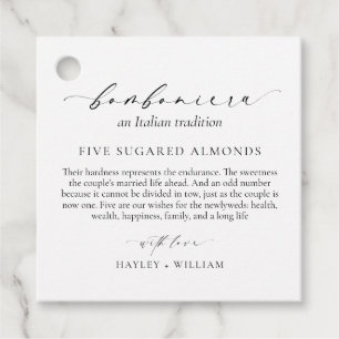 Ellesmere Eine italienische Tradition 5 Sugared Ma Geschenkanhänger