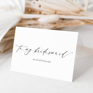 Ellesmere Für Meine Brautjungfer Hochzeitstag Kart Karte