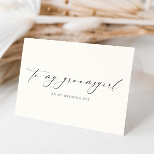 Ellesmere für meinen Groomsgirl Wedding Day Karte