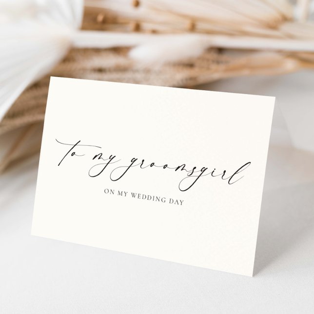 Ellesmere für meinen Groomsgirl Wedding Day Karte (Von Creator hochgeladen)