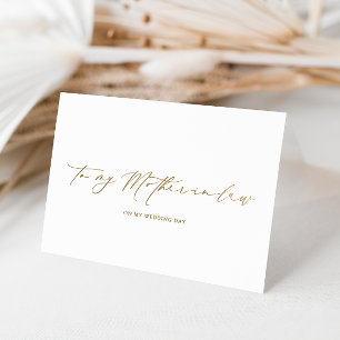 Ellesmere für meinen Tag der Hochzeit meiner Mutte Folienkarte