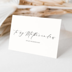 Ellesmere für meinen Tag der Hochzeit meiner Mutte Karte