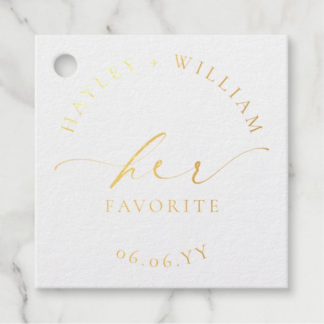 Ellesmere Ihr Favorit Geschenkanhänger (Vorderseite)