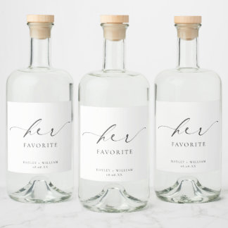 Ellesmere Ihr Lieblingsfavorit Alkoholflaschenetikett