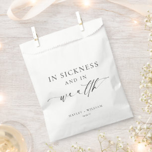 Ellesmere in krankness and in Wealth Lotto Wedding Geschenktütchen