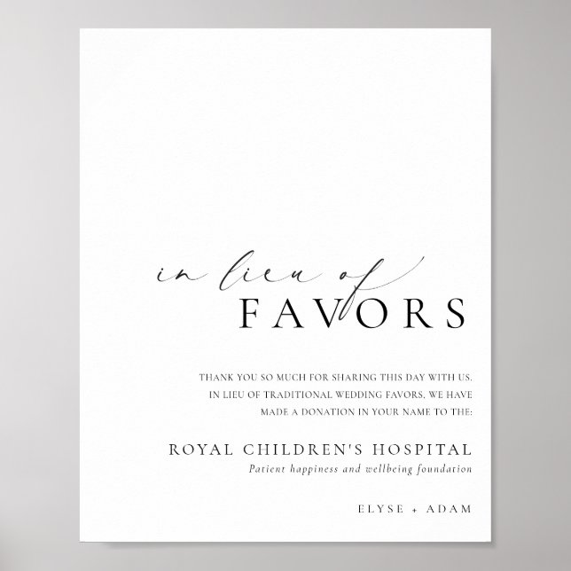 Ellesmere Minimalistisch als Zeichen der Favoriten Poster (Vorne)