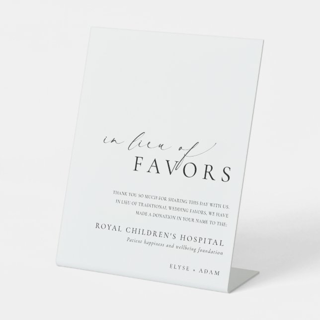 Ellesmere Minimalistisch als Zeichen der Favoriten Sockelschild (Vorderseite)