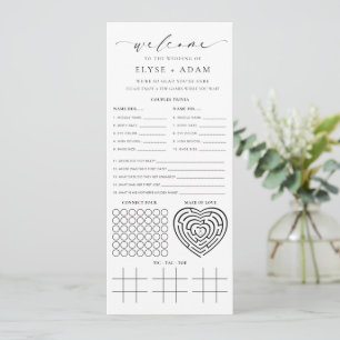 Ellesmere Minimalistisch Wedding Quiz und Einladung