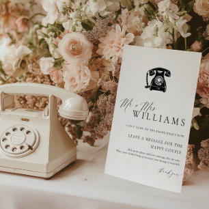 Ellesmere Modern Minimal Audio Guestbook Poster