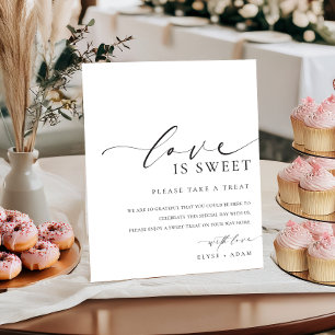 Ellesmere Moderne minimale Liebe ist süße Favorite Acrylschild