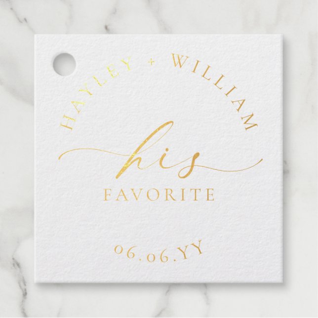 Ellesmere Sein Favorit Geschenkanhänger (Vorderseite)