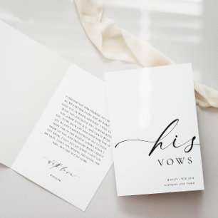 Ellesmere Seine Vows Wedding Card Karte