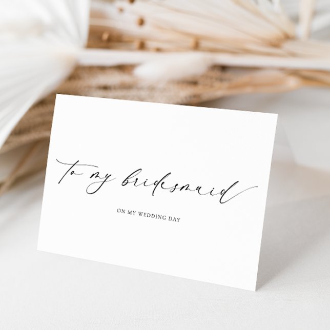 Ellesmere To My Bridesmaid Wedding Day Card Karte (Ellesmere To My Bridesmaid Wedding Day Card)