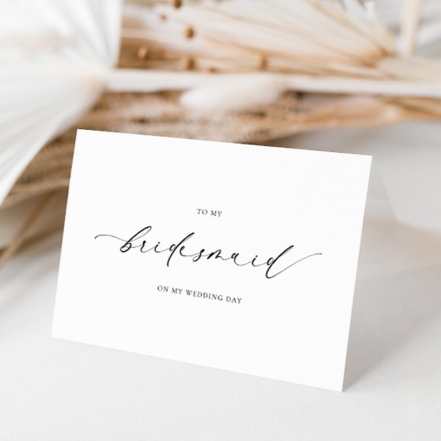 Ellesmere To My Bridesmaid Wedding Day Card Karte (Ellesmere To My Bridesmaid Wedding Day Card)