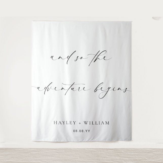 Ellesmere und so beginnt das Abenteuer den Hinterg Wandteppich (Vorderseite)