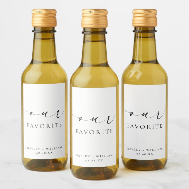 Ellesmere Unser bevorzugter Gefallen Weinetikett (Flaschen)