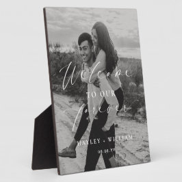 Ellesmere Willkommen bei unserem ewigen Hochzeitse Fotoplatte