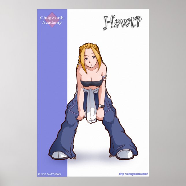 Ellice Matthews: Hawt? Poster (Vorne)