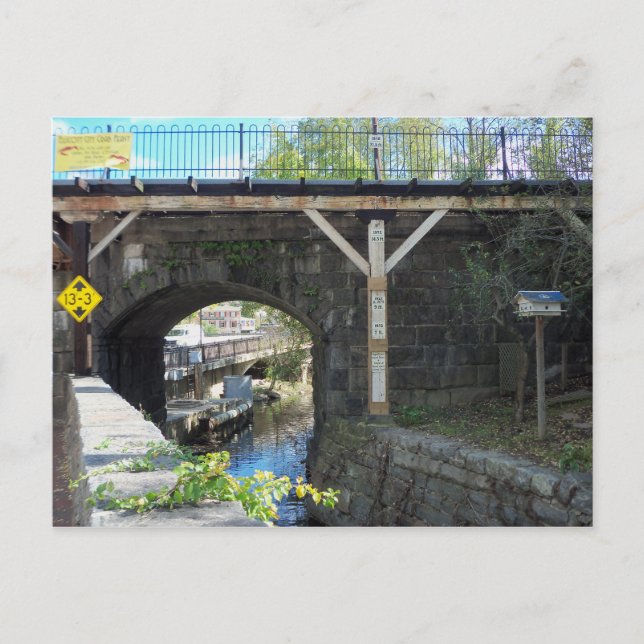 Ellicott City Railoverpass Postkarte (Vorderseite)
