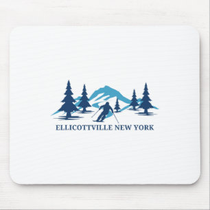 Ellicottville New York Skigebiet Skifahren Skifahr Mousepad
