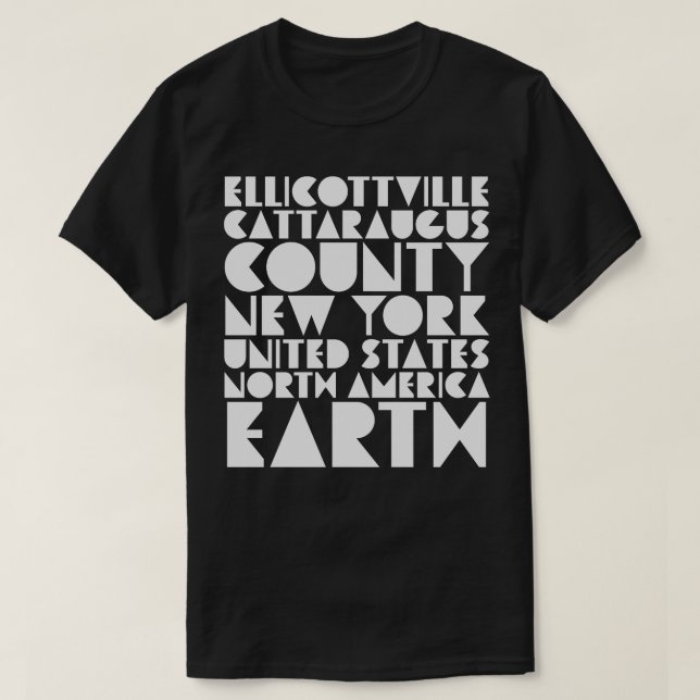 Ellicottville New York T-Shirt (Design vorne)