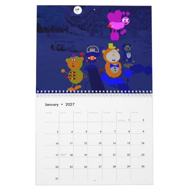 Ellie Castellanos 2012 Wandkalender (Jan 2027)