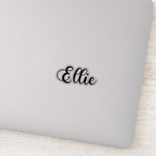 Ellie Name - Handgeschriebene Kalligrafie Aufkleber