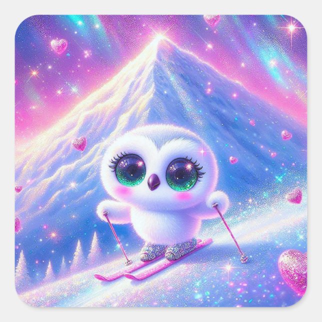 Ellie the Owl Stickers (Vorderseite)