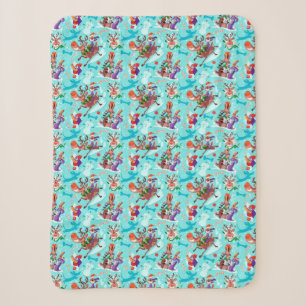 Ellie the Wienerdog® WeenDeer Holiday Blanket Sherpadecke