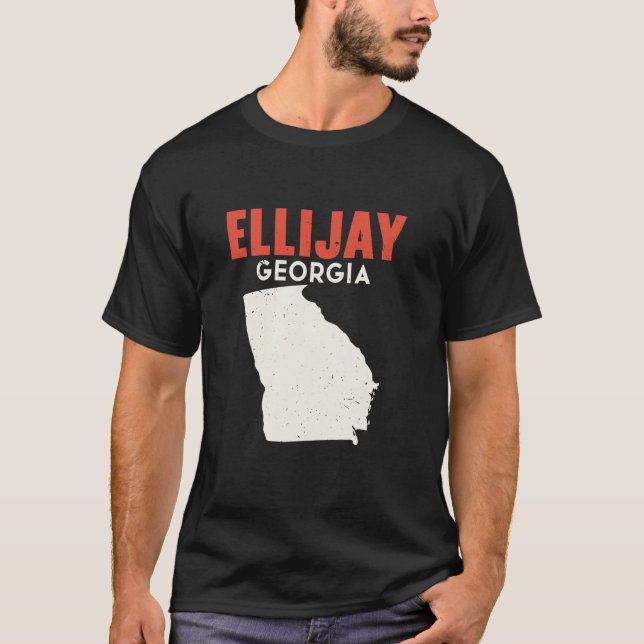 Ellijay und Pearson Georgia USA Staat America Trav T-Shirt (Vorderseite)
