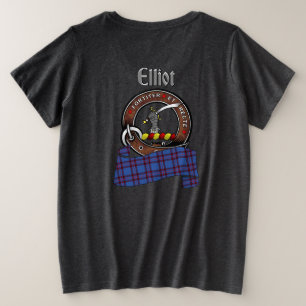 Elliot Clan Abzeichen Women's Back Große Größe T-Shirt