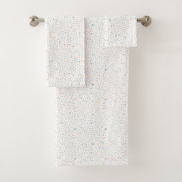 Elliot Confetti Watercolor Dots Badhandtuch Set