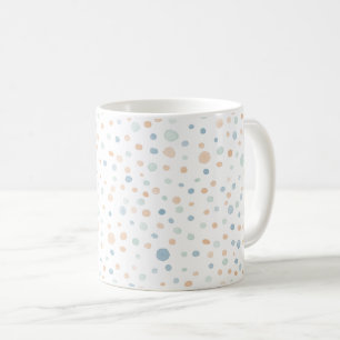 Elliot Confetti Watercolor Dots Classic Tasse
