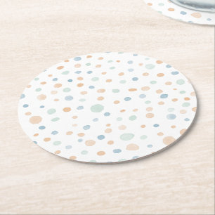 Elliot Confetti Watercolor Dots Paper Untersetzer