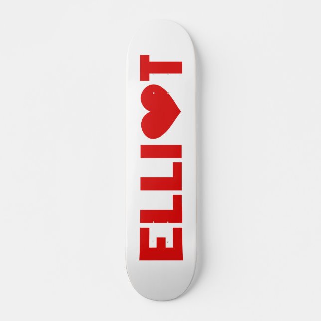 Elliot Liebe Skateboard (Vorne)