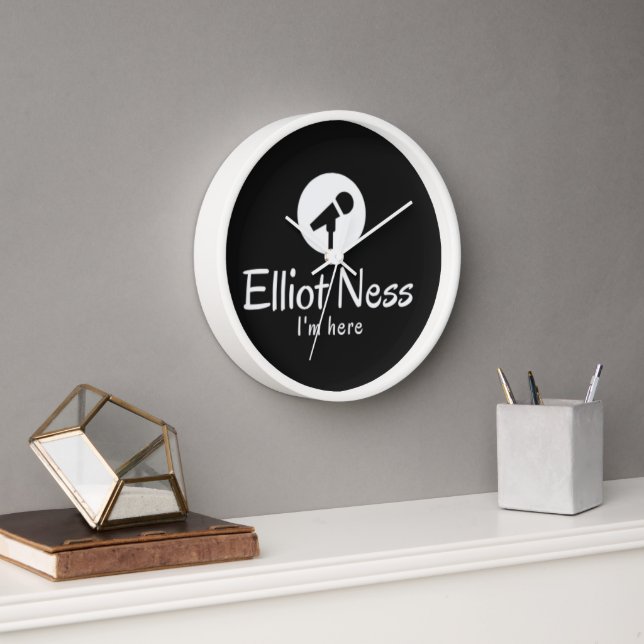 Elliot Ness Comedian Wall Clock Uhr (Büro)