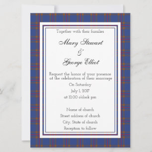 Elliot Scottish Wedding Einladung