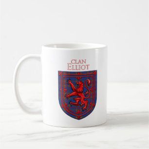 Elliot Tartan Scottish Kariert Lion Rampant Kaffeetasse