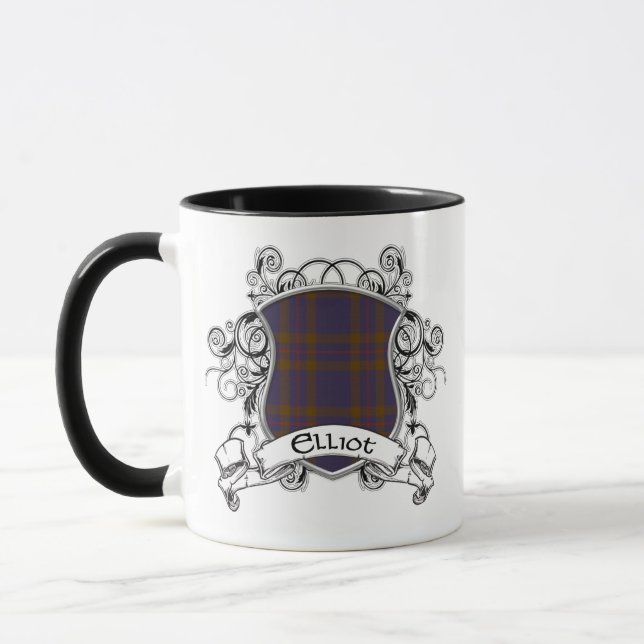 Elliot Tartan Shield Tasse (Links)