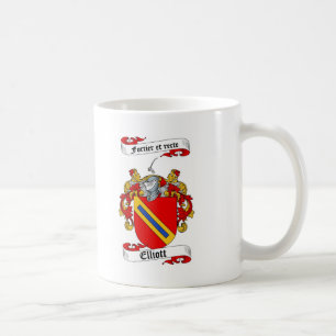 ELLIOTT-FAMILIENWAPPEN - ELLIOTT-WAPPEN KAFFEETASSE
