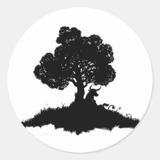 Elliott Smith Tattoo Runder Aufkleber